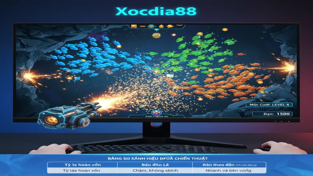 Chiến thuật bắn cá theo đàn Xocdia88