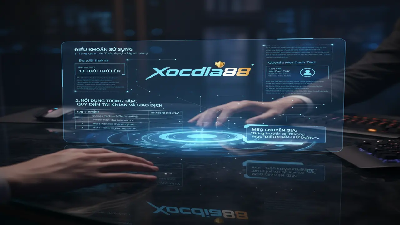 Điều Khoản Sử Dụng Xocdia88