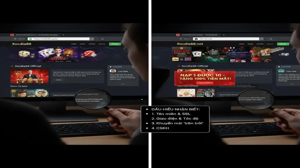 Cách nhận biết nhà cái lừa đảo Xocdia88
