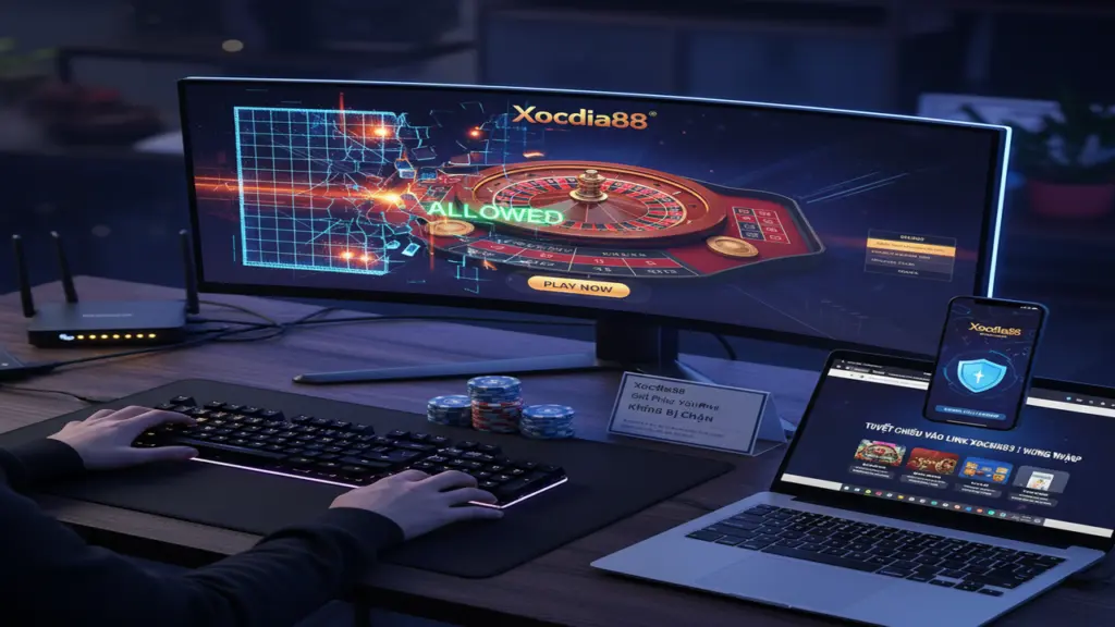 Cách vào link game không chặn Xocdia88